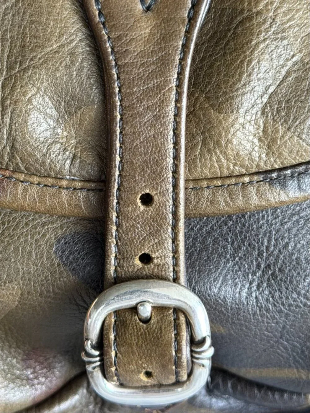 Chrome Hearts Green Camouflage Leather Snat Pack